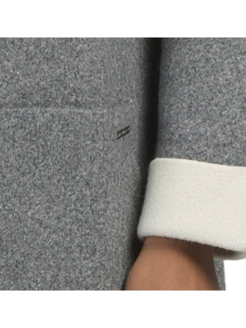 ANNE KLEIN Long Sleeve Double Knit Blazer - Picture 4 of 4